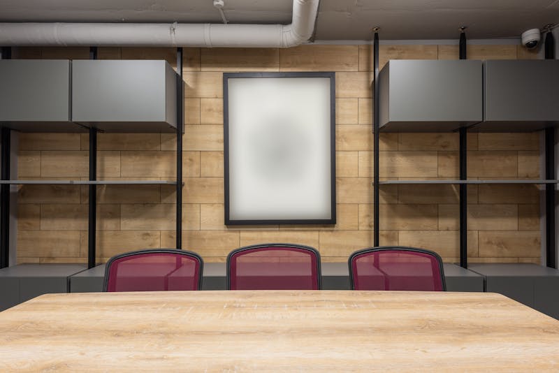 Modern commercial office with designer furniture